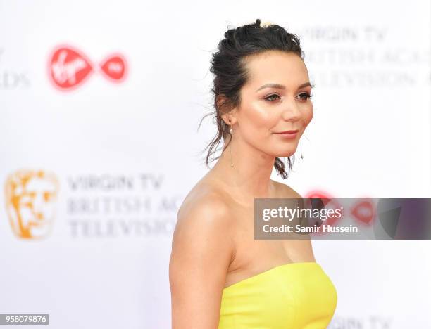 Nadine Mulkerrin attends the Virgin TV British Academy Television Awards at The Royal Festival Hall on May 13, 2018 in London, England.