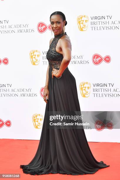 Jacqueline Boatswain attends the Virgin TV British Academy Television Awards at The Royal Festival Hall on May 13, 2018 in London, England.