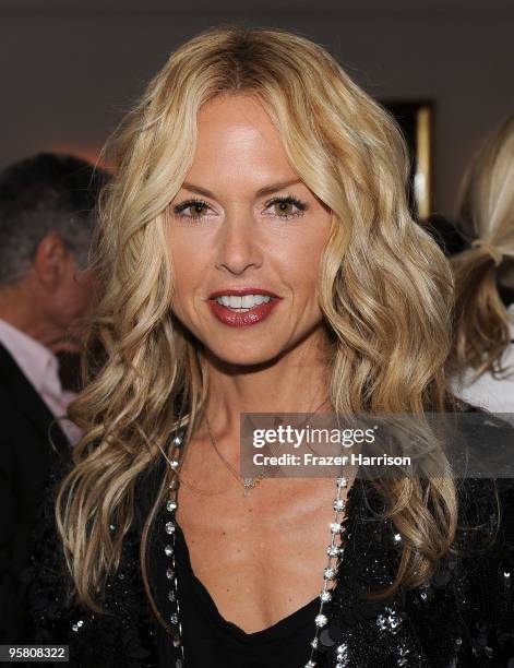 Stylist Rachel Zoe attends the Golden Globes party hosted by T Magazine and Dom Perignon at Chateau Marmont on January 15, 2010 in Los Angeles,...