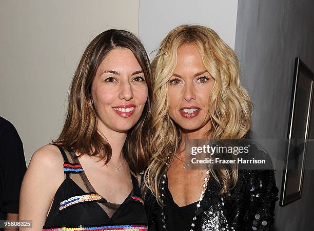 Director Sofia Coppola and stylist Rachel Zoe attend the Golden Globes party hosted by T Magazine and Dom Perignon at Chateau Marmont on January 15,...