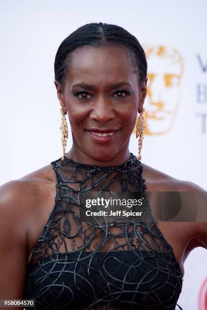 Jacqueline Boatswain attends the Virgin TV British Academy Television Awards at The Royal Festival Hall on May 13, 2018 in London, England.