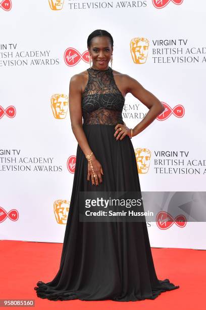 Jacqueline Boatswain attends the Virgin TV British Academy Television Awards at The Royal Festival Hall on May 13, 2018 in London, England.