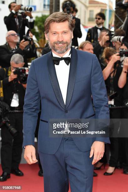 Nikolaj Coster-Waldau attends the screening of "Sink Or Swim " during the 71st annual Cannes Film Festival at Palais des Festivals on May 13, 2018 in...