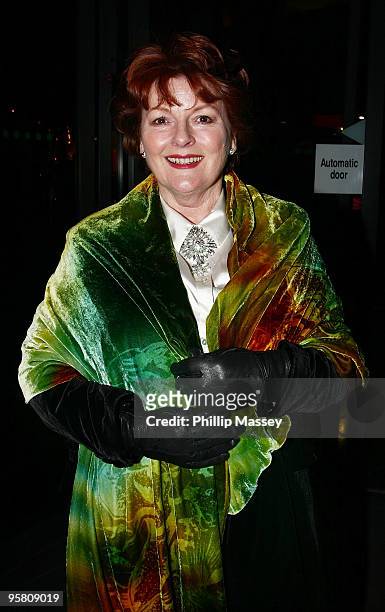 Brenda Blethyn is sighted at the Late Late Show Studios on January 15, 2010 in Dublin, Ireland.