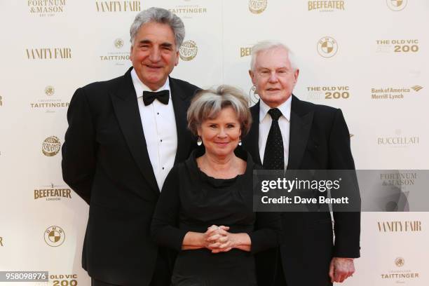 Jim Carter, Imelda Staunton and Sir Derek Jacobi attend The Old Vic Bicentenary Ball to celebrate the theatre's 200th birthday at The Old Vic Theatre...