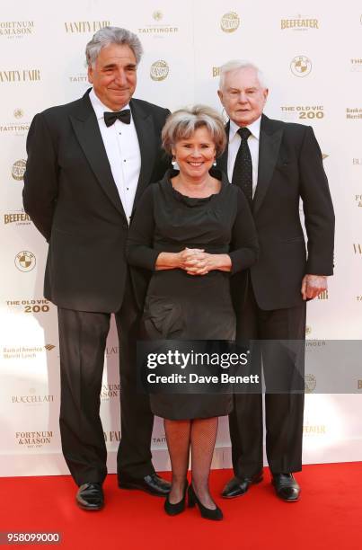 Jim Carter, Imelda Staunton and Sir Derek Jacobi attend The Old Vic Bicentenary Ball to celebrate the theatre's 200th birthday at The Old Vic Theatre...