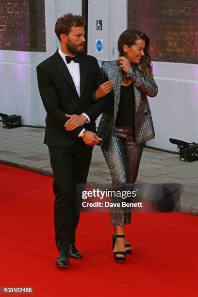 Jamie Dornan and Amelia Warner attend The Old Vic Bicentenary Ball to celebrate the theatre's 200th birthday at The Old Vic Theatre on May 13, 2018...