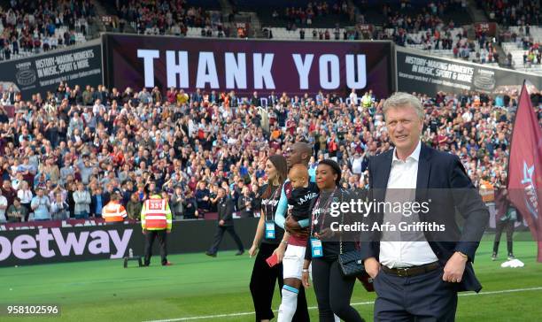 David Moyes of West Ham United after the Premier League match between West Ham United and Everton at London Stadium on May 13, 2018 in London,...