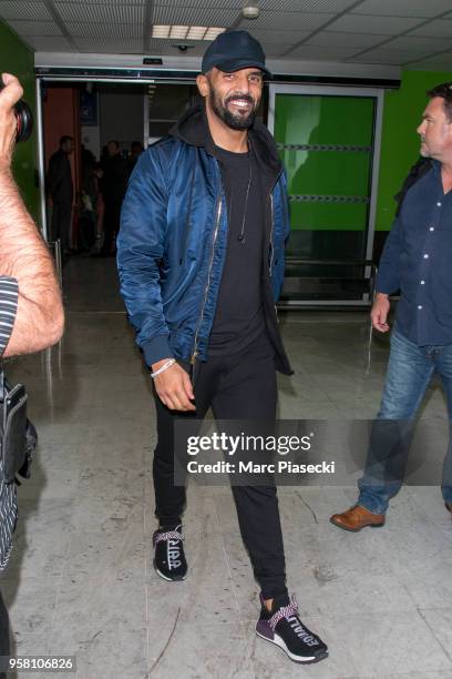 Singer Craig David is seen during the 71st annual Cannes Film Festival at Nice Airport on May 13, 2018 in Nice, France.