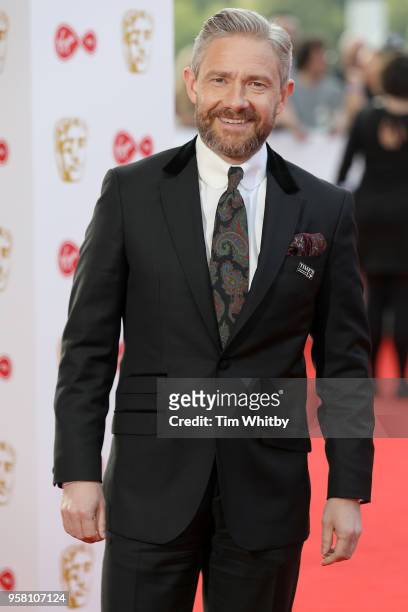 Martin Freeman attends the Virgin TV British Academy Television Awards at The Royal Festival Hall on May 13, 2018 in London, England.