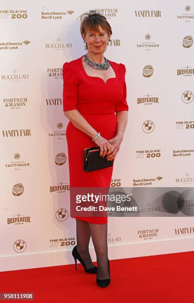 Celia Imrie attends The Old Vic Bicentenary Ball to celebrate the theatre's 200th birthday at The Old Vic Theatre on May 13, 2018 in London, England.