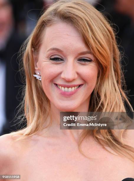 Actress Ludivine Sagnier attends the screening of "Sink Or Swim " during the 71st annual Cannes Film Festival at Palais des Festivals on May 13, 2018...