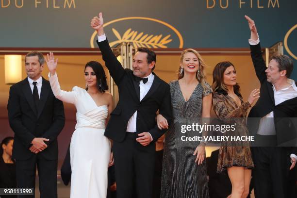 French actor Guillaume Canet, French actress Leila Bekhti, French director Gilles Lellouche, Belgian actress Virginie Efira, French actress Marina...