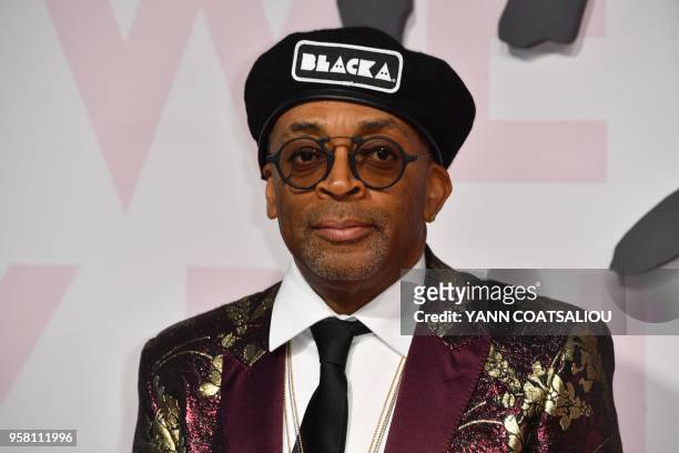 Director Spike Lee attends on May 13, 2018 the Fashion For Relief Cannes 2018 event on the sidelines of the 71st edition of the Cannes Film Festival...