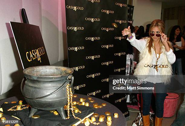 Actress Cassie Scerbo poses at the Kari Feinstein Golden Globes Style Lounge at Zune LA on January 15, 2010 in Los Angeles, California.