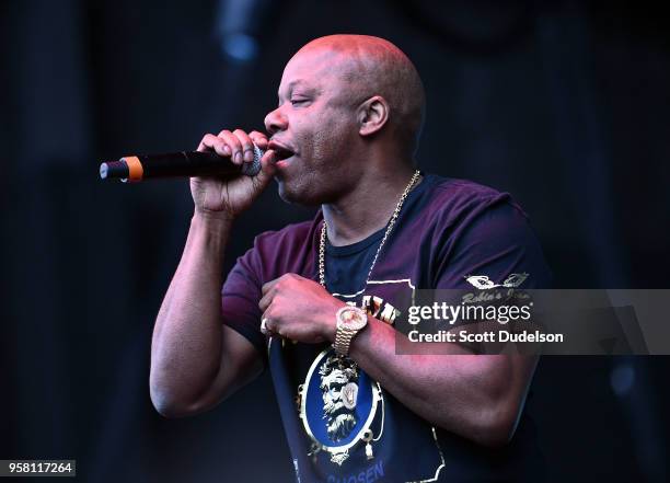 Rapper Too Short performs onstage during the Power 106 Powerhouse festival at Glen Helen Amphitheatre on May 12, 2018 in San Bernardino, California.