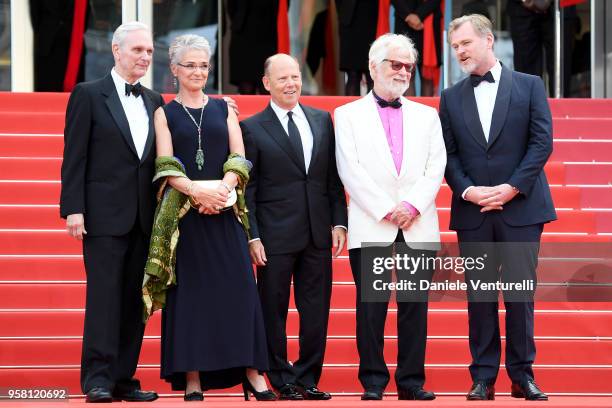 Actor Keir Dullea, Stanley Kubrick's daughter Katharina Kubrick, Stanley Kubrick's producing partner and brother-in-law Jan Harlan and director...