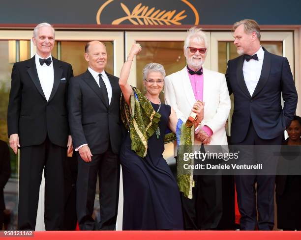 Actor Keir Dullea, Stanley Kubrick's daughter Katharina Kubrick, Stanley Kubrick's producing partner and brother-in-law Jan Harlan, director...