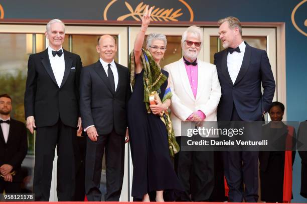 Actor Keir Dullea, Stanley Kubrick's daughter Katharina Kubrick, Stanley Kubrick's producing partner and brother-in-law Jan Harlan, director...