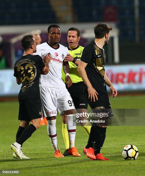 Cycle Larin of Besiktas reacts during Turkish Super Lig match between Osmanlispor and Besiktas at Yenikent Osmanli Stadium in Ankara, Turkey on May...