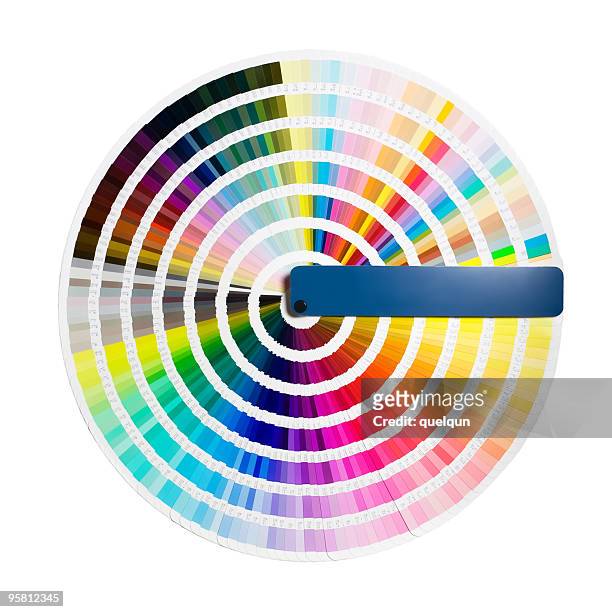 farbe führer circle - farbfächer stock-fotos und bilder