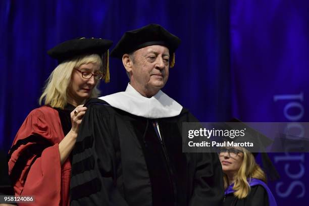 Poet Billy Collins received an Honorary Doctor of Humane Letters degree and delivered the Commencement Address at the Emerson College Undergaraduate...