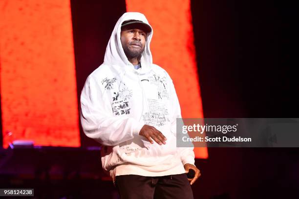 Rapper Chad Hugo of N.E.R.D performs onstage during the Power 106 Powerhouse festival at Glen Helen Amphitheatre on May 12, 2018 in San Bernardino,...