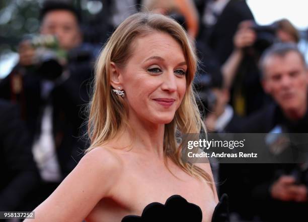 Ludivine Sagnier attends the screening of "Sink Or Swim " during the 71st annual Cannes Film Festival at Palais des Festivals on May 13, 2018 in...