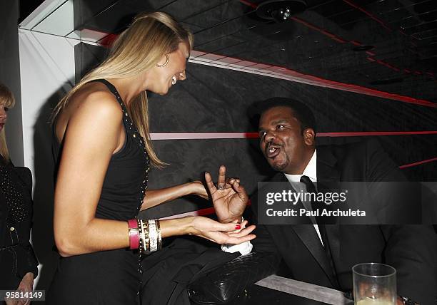 Actors Stacy Keibler & Craig Robinson at TV Guide�s Pre-Golden Globe Awards Party at Mi-6 Nightclub on January 15, 2010 in West Hollywood, California.