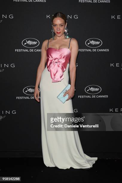 Chloe Sevigny attends the Women in Motion Awards Dinner, presented by Kering and the 71th Cannes Film Festival, at Place de la Castre on May 13, 2018...