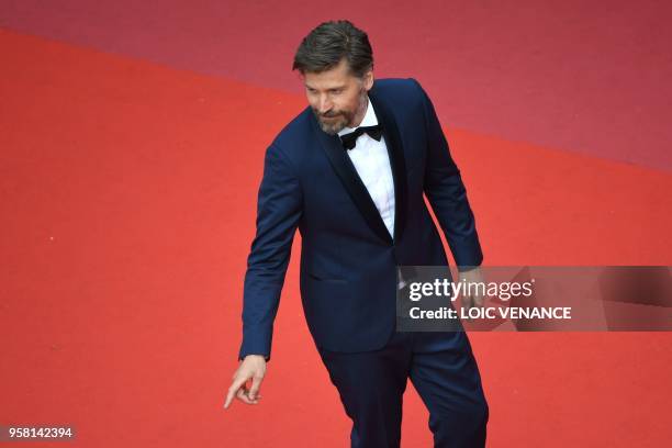 Danish actor Nikolaj Coster-Waldau arrives on May 13, 2018 for the screening of a remastered version of the film "2001: A Space Odyssey" at the 71st...