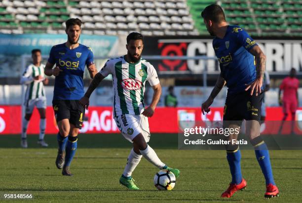 Vitoria Setubal midfielder Joao Costinha from Portugal in action during the Primeira Liga match between Vitoria Setubal and CD Tondela at Estadio do...