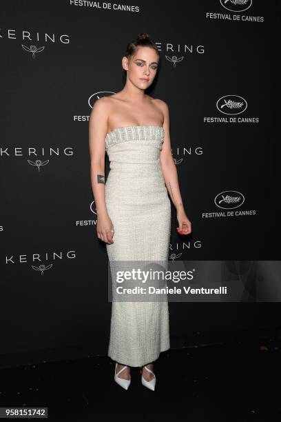 Kristen Stewart attends the Women in Motion Awards Dinner, presented by Kering and the 71th Cannes Film Festival, at Place de la Castre on May 13,...