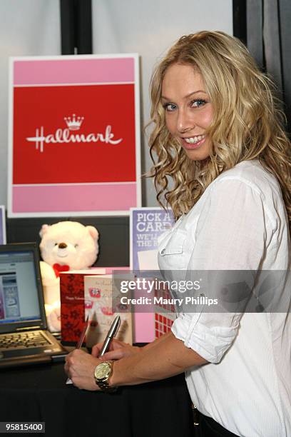 Dancer Kym Johnson attends Access Hollywood "Stuff You Must..." Lounge Produced by On 3 Productions Celebrating the Golden Globes - Day 2 at Sofitel...