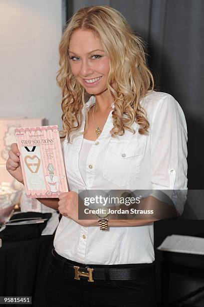 Actress Kym Johnson attends Access Hollywood "Stuff You Must..." Lounge Produced by On 3 Productions Celebrating the Golden Globes - Day 2 at Sofitel...