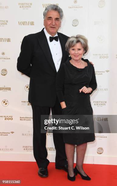 Jim Carter and Imelda Staunton attend The Old Vic Bicentenary Ball at The Old Vic Theatre on May 13, 2018 in London, England.