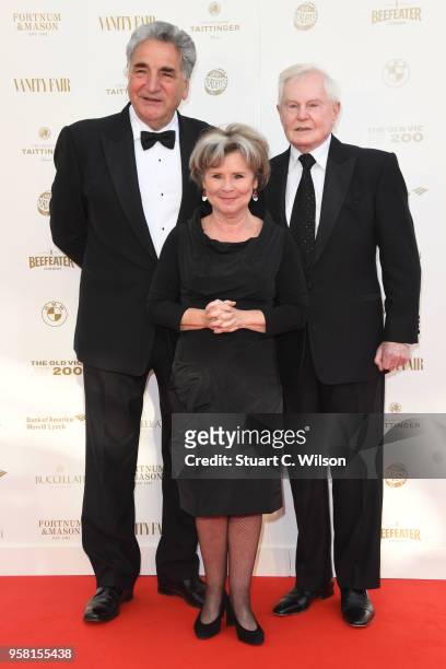 Jim Carter, Imelda Staunton and Derek Jacobi attend The Old Vic Bicentenary Ball at The Old Vic Theatre on May 13, 2018 in London, England.