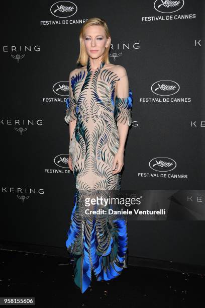 Cate Blanchett attends the Women in Motion Awards Dinner, presented by Kering and the 71th Cannes Film Festival, at Place de la Castre on May 13,...