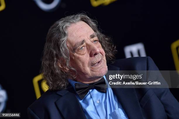 Actor Peter Mayhew arrives at the premiere of Disney Pictures and Lucasfilm's 'Solo: A Star Wars Story' at the El Capitan Theatre on May 10, 2018 in...