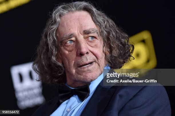 Actor Peter Mayhew arrives at the premiere of Disney Pictures and Lucasfilm's 'Solo: A Star Wars Story' at the El Capitan Theatre on May 10, 2018 in...