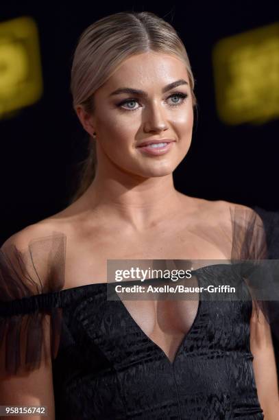 Dancer Lindsay Arnold arrives at the premiere of Disney Pictures and Lucasfilm's 'Solo: A Star Wars Story' at the El Capitan Theatre on May 10, 2018...