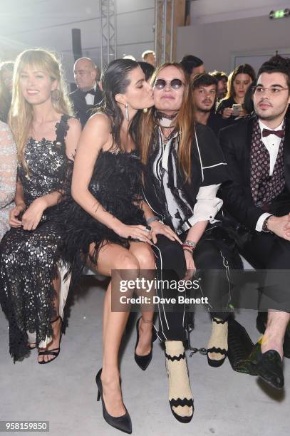 Petra Nemcova, Isabeli Fontana, Eva Cavalli and Robert Cavalli attends Fashion for Relief Cannes 2018 during the 71st annual Cannes Film Festival at...