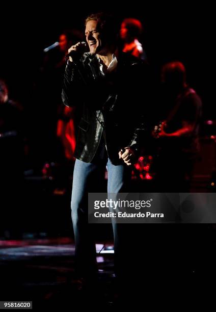 Michael Bolton performs at City Hall on January 16, 2010 in Madrid, Spain.