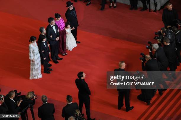 Japanese actress Mayu Matsuoka, Japanese actress Jyo Kairi, Japanese actress Kirin Kiki, Japanese director Hirokazu Kore-Eda, Japanese actress Sakura...