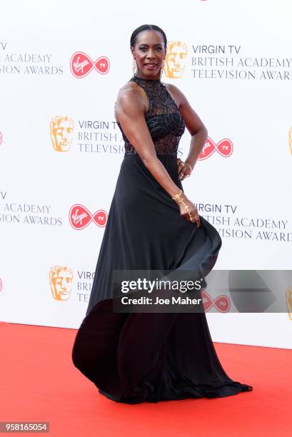 Jacqueline Boatswain attends the Virgin TV British Academy Television Awards at The Royal Festival Hall on May 13, 2018 in London, England.