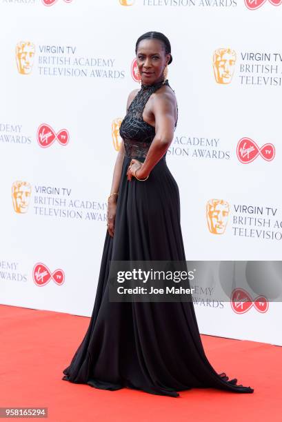 Jacqueline Boatswain attends the Virgin TV British Academy Television Awards at The Royal Festival Hall on May 13, 2018 in London, England.