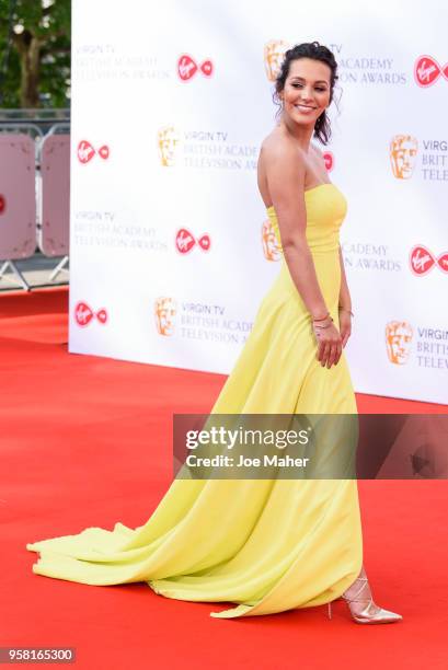 Nadine Mulkerrin attends the Virgin TV British Academy Television Awards at The Royal Festival Hall on May 13, 2018 in London, England.