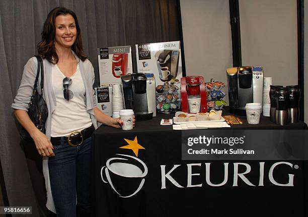 Actress Bridget Moynahan attends Access Hollywood "Stuff You Must..." Lounge Produced by On 3 Productions Celebrating the Golden Globes - Day 2 at...