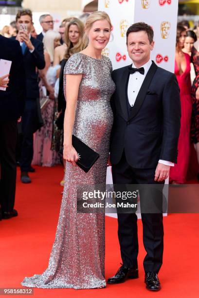 Ali Astall and Declan Donnelly attend the Virgin TV British Academy Television Awards at The Royal Festival Hall on May 13, 2018 in London, England.