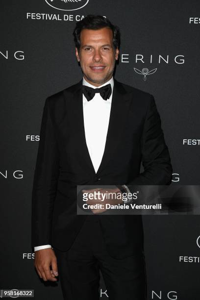 Laurent Lafitte attends the Women in Motion Awards Dinner, presented by Kering and the 71th Cannes Film Festival, at Place de la Castre on May 13,...